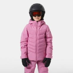 Kurtka z kapturem dla dziewczynki Helly Hansen Astra. Czerwone buty zimowe dziewczęce Helly Hansen, bez wzorów, z puchu, bez zapięcia. Za 806.50 zł.