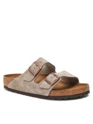 Birkenstock Klapki Arizona Bs 0051461 Szary. Szare klapki męskie Birkenstock, ze skóry. Za 459.99 zł.