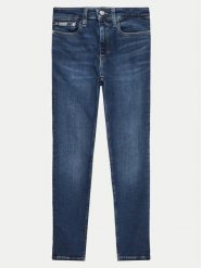 Calvin Klein Jeans Jeansy IB0IB02303 Granatowy Slim Fit. Niebieskie jeansy dla chłopców Calvin Klein Jeans, z bawełny. Za 289.99 zł.