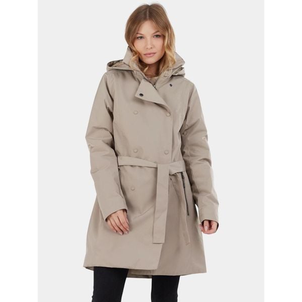 Płaszcz Damski Fundango Charlotte. Brązowe płaszcze damskie Fundango, xl, bez wzorów, eleganckie. Za 519.90 zł.