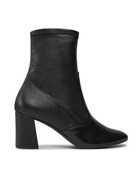 HÖGL Botki 6-135120 Czarny. Czarne botki damskie HÖGL, z syntetyku, bez obcasa, na słupku, bez zapięcia. Za 889.99 zł.
