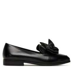 Loafersy DeeZee. Czarne mokasyny damskie DeeZee. Za 139.99 zł.