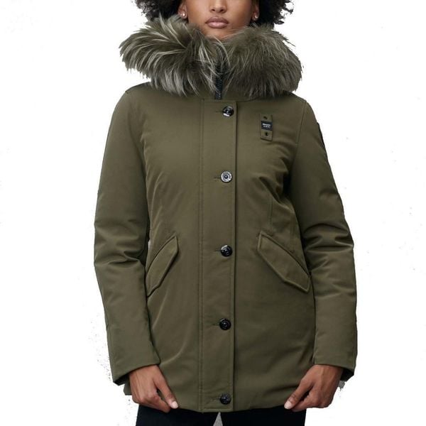 Kurtka BLAUER IRMA Zielony. Zielone kurtki damskie Blauer, xl, bez wzorów, z tkaniny, bez kaptura. Za 1,475.99 zł.