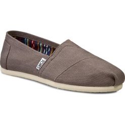 Półbuty TOMS - Classic 10000871 Ash. Szare półbuty damskie Toms, z materiału. W wyprzedaży za 169.00 zł.
