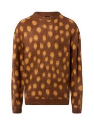 Santa Cruz Sweter - Jaguar Knit Mężczyźni Sztuczne włókno brązowy, XXL. Brązowe swetry przez głowę męskie SANTA CRUZ, m, bez wzorów, z włókna, bez kołnierzyka. Za 279.95 zł.