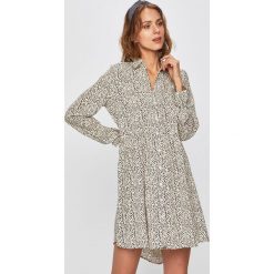 Answear - Sukienka Sweet&Salty. Białe sukienki damskie ANSWEAR, l, bez wzorów, z materiału, casualowe, bez kołnierzyka, bez ramiączek. W wyprzedaży za 79.90 zł.