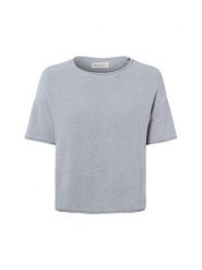 Marc O'Polo koszulka z dzianiny Kobiety szary, L. Szare t-shirty damskie Marc O'Polo, l, bez wzorów, z dzianiny, bez kołnierzyka. Za 479.95 zł.