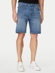 KARL LAGERFELD Szorty jeansowe 265590 562843 Niebieski Regular Fit. Niebieskie szorty męskie KARL LAGERFELD, m, bez wzorów, z bawełny. Za 459.99 zł.