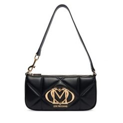 Torebka LOVE MOSCHINO. Czarne torebki do ręki damskie Love Moschino, bez wzorów, klasyczne, bez dodatków. Za 839.99 zł.
