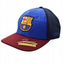 Rogers Czapka z daszkiem FC Barcelona Bejsbolówka Lewandowski Męska 54-58 cm. Czapki i kapelusze męskie Rogers, bez wzorów. Za 108.89 zł.