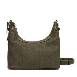 Torebka Calvin Klein. Zielone torebki do ręki damskie Calvin Klein, bez wzorów, klasyczne, bez dodatków. Za 529.99 zł.