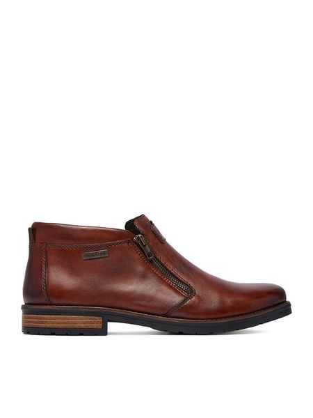 Rieker Botki CEO-14656-24 Brązowy. Brązowe botki męskie Rieker, bez wzorów, ze skóry, bez zapięcia. Za 459.99 zł.