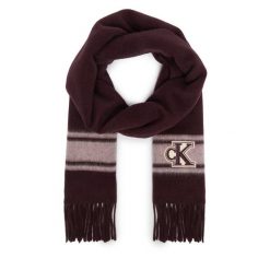 Szalik Calvin Klein. Czerwone szaliki i chusty damskie Calvin Klein, bez wzorów. Za 329.99 zł.
