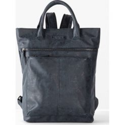 Plecak. Brązowe plecaki damskie bonprix, bez wzorów, ze skóry. Za 144.99 zł.