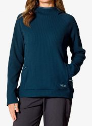Bluza z kapturem damska Rab Hepton Pullover Hoody. Niebieskie bluzy damskie RAB, m, bez wzorów, z materiału, z kapturem. Za 483.99 zł.