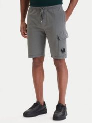 C.P. Company Szorty sportowe 20CMSB704A002246G Szary Regular Fit. Szare krótkie spodenki sportowe męskie C.P. Company, l, bez wzorów, z bawełny. Za 809.99 zł.