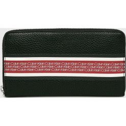Calvin Klein - Portfel. Czarne portfele damskie Calvin Klein, z materiału. Za 299.90 zł.