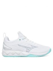 Mizuno Buty halowe Wave Luminous 3 V1GC2420 Biały. Białe obuwie sportowe damskie Mizuno, bez wzorów, ze skóry. Za 429.99 zł.