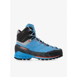 Buty w góry damskie Mammut Kento Tour High GTX. Niebieskie obuwie sportowe damskie Mammut, trekkingowe. Za 902.50 zł.