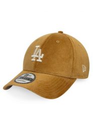 New Era Czapka z daszkiem La Dodgers Cord 9Forty 60595256 Brązowy. Brązowe rękawiczki męskie New Era, bez wzorów, z bawełny. Za 99.99 zł.