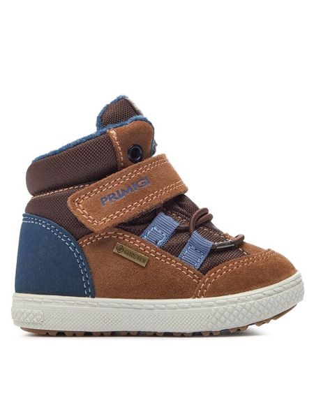 Primigi Kozaki GORE-TEX 6852511 M Brązowy. Brązowe buty zimowe chłopięce Primigi, bez wzorów, z gore-texu, bez zapięcia. Za 219.99 zł.