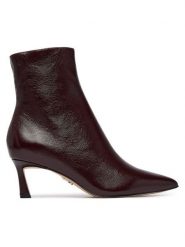 Steve Madden Botki Lulah 11003282 Bordowy. Czerwone botki damskie Steve Madden, ze skóry, bez obcasa, na szpilce, bez zapięcia. Za 639.99 zł.