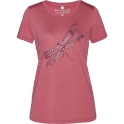 Shirt z modalu bonprix dymny malinowy - srebrny metaliczny. Bluzki damskie bonprix. Za 79.99 zł.
