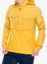 Kurtka rowerowa męska Fjallraven/Specialized Raven Anorak. Żółte kurtki męskie Fjällräven, m, bez wzorów, bez kaptura. Za 973.49 zł.