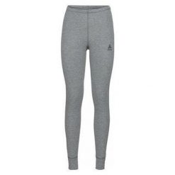 Spodnie termoaktywne damskie Odlo Active Warm Eco. Szare spodnie materiałowe damskie Odlo, na zimę, xl, bez wzorów, sportowe, narciarskie. Za 249.99 zł.