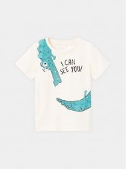 NAME IT T-Shirt Dante 13228559 Biały Regular Fit. Białe t-shirty dla chłopców Name it, bez wzorów, z bawełny, bez ramiączek. Za 49.99 zł.