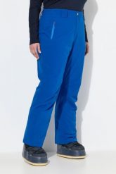 Damskie Funkcyjne spodnie termiczne wodoodporne pochodzące z recyklingu. Niebieskie spodnie snowboardowe damskie Ulla Popken, plus size, bez wzorów, z elastanu, narciarskie. Za 479.99 zł.