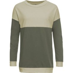 Bluza dresowa bonprix oliwkowo-matowy szarozielony. Bluzy damskie bonprix. Za 49.99 zł.