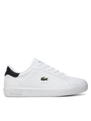 Lacoste Sneakersy 7-49SUJ0001 Biały. Białe buty sportowe chłopięce Lacoste, bez wzorów, ze skóry, bez zapięcia. Za 219.99 zł.