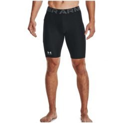 Spodenki męskie Under Armour HG Armour. Czarne buty sportowe męskie Under Armour, bez zapięcia, na fitness i siłownię. Za 99.99 zł.