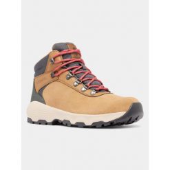 Buty Turystyczne Damskie Columbia Newton Wander. Brązowe obuwie sportowe damskie Columbia, bez wzorów, trekkingowe. Za 499.00 zł.