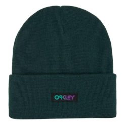Czapka zimowa damska Oakley B1B Gradient Patch Beanie. Czerwone czapki i kapelusze damskie Oakley, na zimę, bez wzorów, sportowe. Za 75.99 zł.