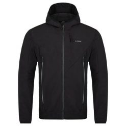 Męska kurtka softshell Loap Ural czarna. Czarne kurtki męskie ZSPORT, m, bez wzorów, z softshellu, sportowe, bez kaptura. Za 361.99 zł.