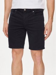 Guess Szorty jeansowe Angels M4GD03 WG3MA Granatowy Slim Fit. Niebieskie szorty męskie Guess, m, z aplikacjami, z bawełny. Za 209.99 zł.
