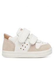 Primigi Sneakersy 1355511 M Biały. Białe buty sportowe chłopięce Primigi, bez wzorów, ze skóry, bez zapięcia. Za 279.99 zł.