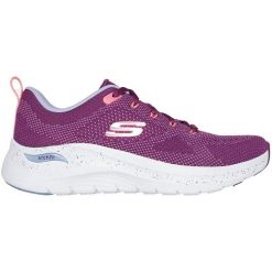 Buty sportowe damskie Skechers Arch Fit 2.0 fast Pa. Fioletowe obuwie sportowe damskie Skechers, bez wzorów, z materiału. Za 490.00 zł.