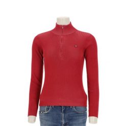 Second life - Polo Ralph Lauren sweter damski RL Flag - Stan bardzo dobry. Czerwone swetry damskie Ralph Lauren, l, bez wzorów, z jeansu, eleganckie, bez kołnierzyka, bez ramiączek, bez kaptura. Za 149.06 zł.