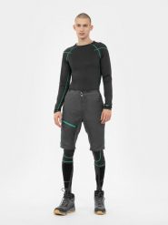 4F Spodenki skiturowe Primaloft® Active męskie M. Szare szorty męskie 4f, na zimę, l, bez wzorów, z tkaniny. Za 299.99 zł.