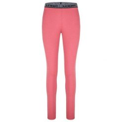 Damskie spodnie termoaktywne Loap Perla różowe. Czerwone spodnie sportowe damskie ZSPORT, bez wzorów. Za 160.99 zł.