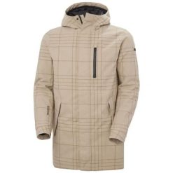 Kurtka Helly Hansen Frogner. Brązowe kurtki sportowe męskie Helly Hansen, l, bez wzorów, z materiału, na fitness i siłownię, primaloft. Za 1,123.00 zł.