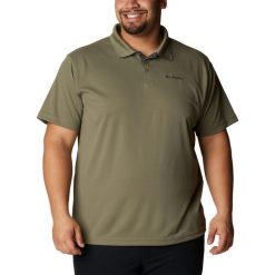 Koszulka męska Columbia Utilizer Polo z kołnierzykiem. Czarne koszulki polo męskie Columbia, m, bez wzorów, z poliesteru, bez kołnierzyka, bez ramiączek, żeglarskie. Za 219.00 zł.