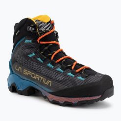 Buty trekkingowe męskie La Sportiva Aequalibrum Hike GTX. Czarne trekkingi męskie La Sportiva, przed kolano, trekkingowe, gore-tex. Za 858.43 zł.