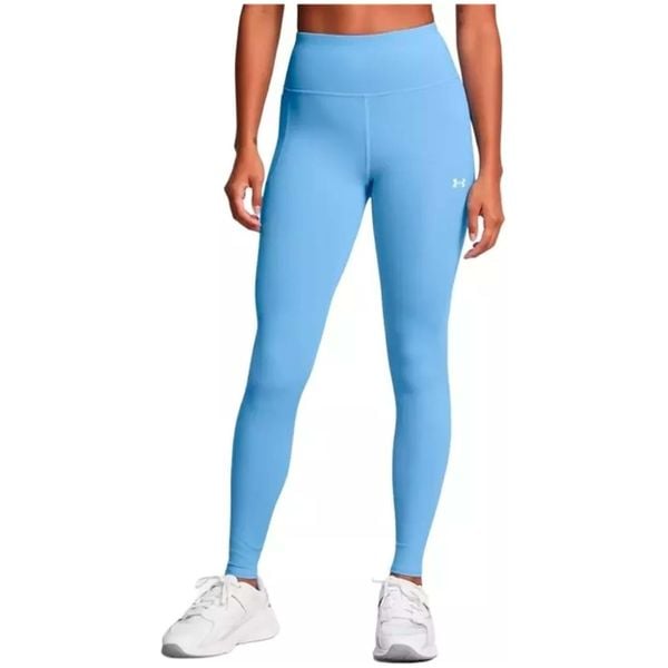 Legginsy treningowe damskie Under Armour Motion. Niebieskie legginsy damskie Under Armour, bez wzorów, na fitness i siłownię. W wyprzedaży za 184.30 zł.