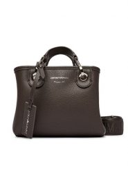 Emporio Armani Torebka EW000382 AF12036 M6458 Brązowy. Brązowe torebki do ręki damskie Emporio Armani, bez wzorów, ze skóry, bez dodatków. Za 1,164.00 zł.