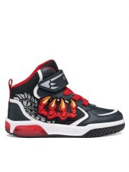 Geox Sneakersy J Inek Boy J669CA 1454 C0735 D Granatowy. Niebieskie buty sportowe chłopięce Geox, bez wzorów, ze skóry, bez zapięcia. Za 305.99 zł.