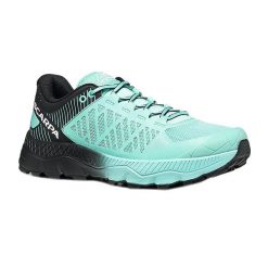 Buty do biegania damskie SCARPA Spin Ultra. Czarne obuwie sportowe damskie Scarpa, bez wzorów, do biegania. Za 429.99 zł.